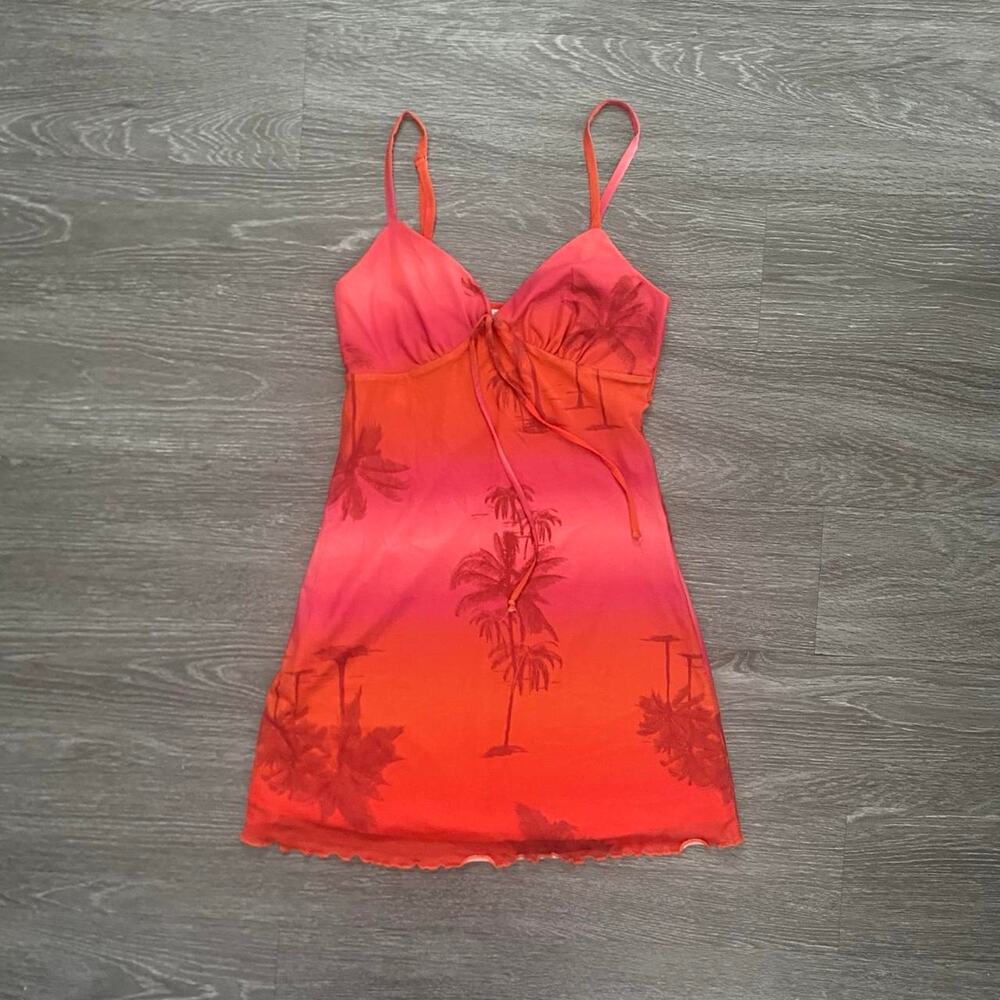 Palm tree zara larsson midnight sun style minidress